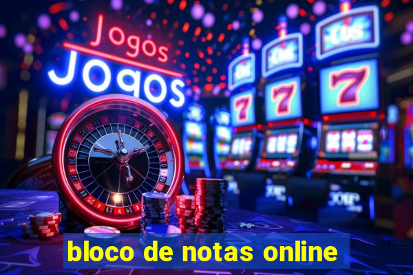 bloco de notas online